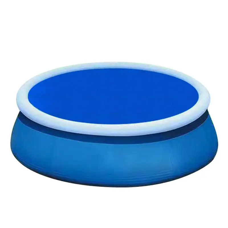 

Round Metal Frame Pool Cover Swimming Pool Dustproof Cover Rainproof Pool Protector Inflatable Family Pool Paddling Pools