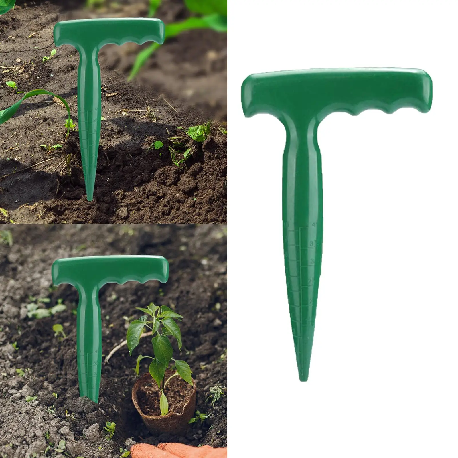 Dibber Sow Puncher PP Seeder for Patio Flowers Vegetable