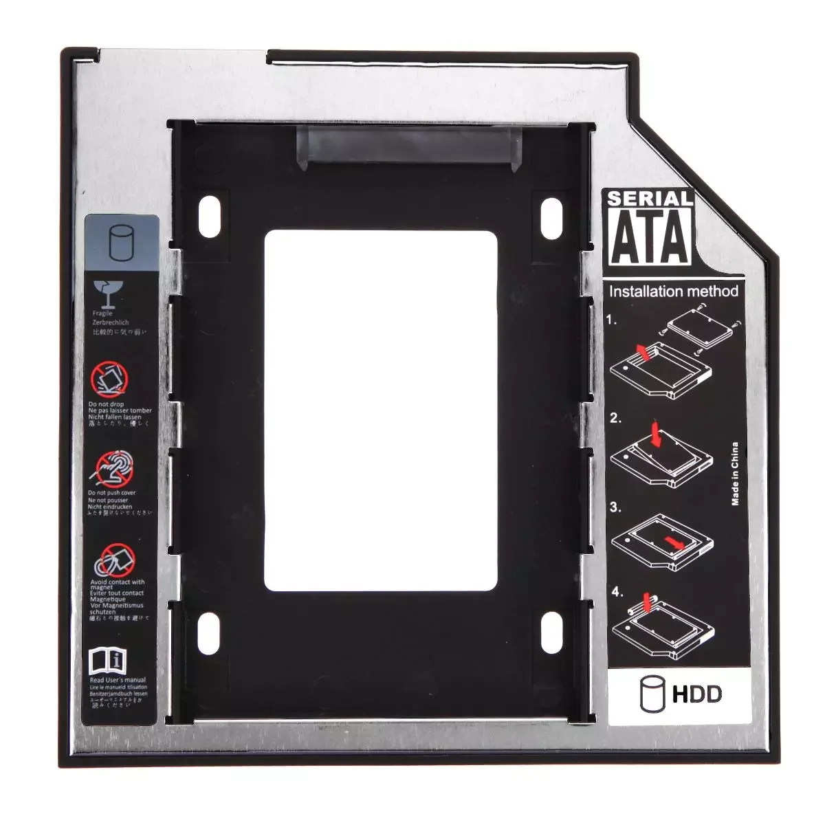 

Универсальный 2,5 2-й 9,5 мм Ssd Hd SATA жесткий диск HDD Caddy адаптер Bay для Cd Dvd Rom Optical Bay 9,5 мм 2,5 "HDD Box Cas