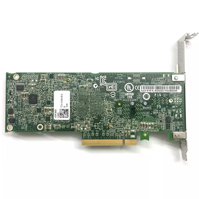 Оригинал для Adaptec ASR-8405 12 Гб/с 4-портовый SATA SAS RAID контроллер 12G PCIe 3 0 1 Гб высокое