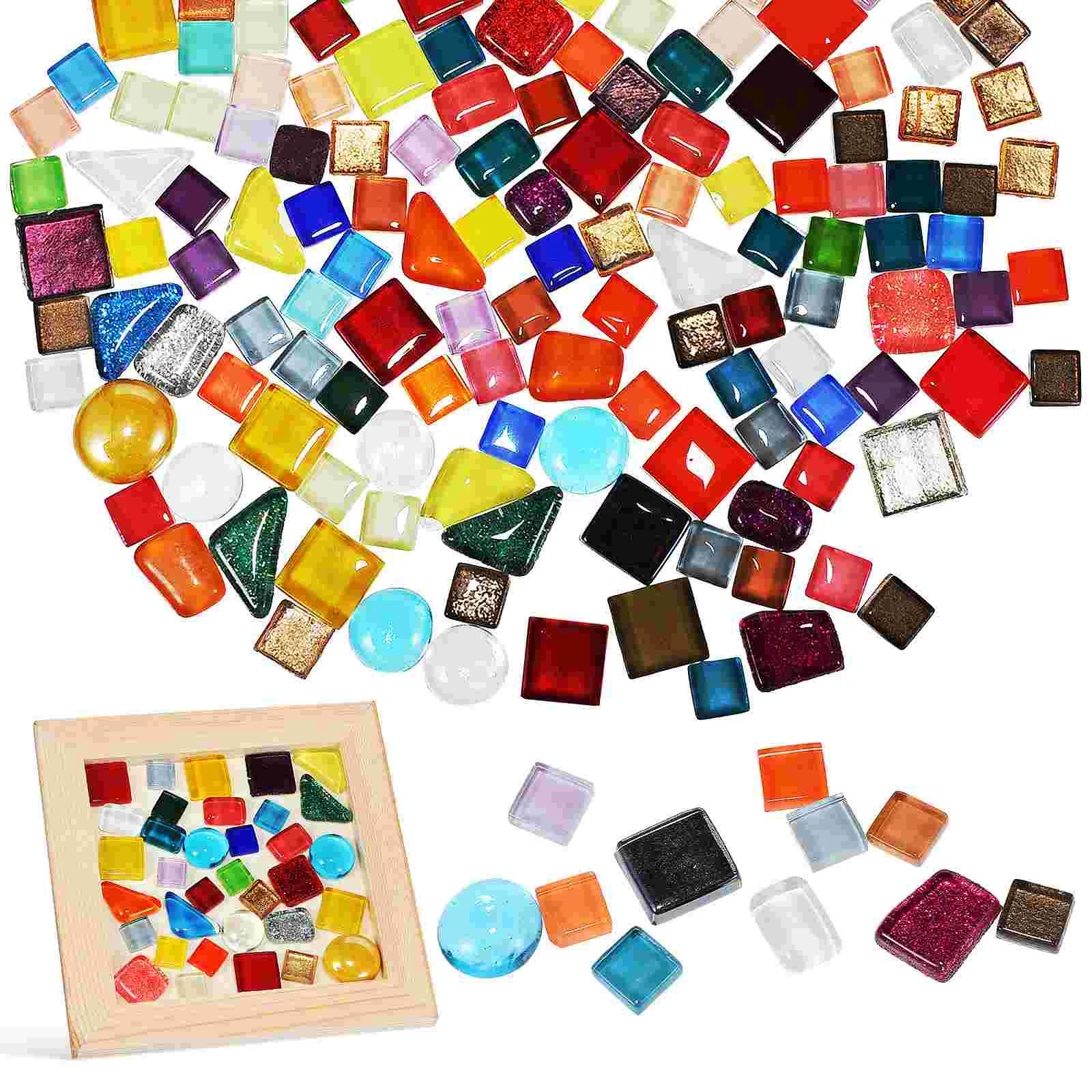 

1 Bag Tiny Mosaic Tiles Glass Mosaic Tiles Bathroom Home Decors DIY Craft Projects