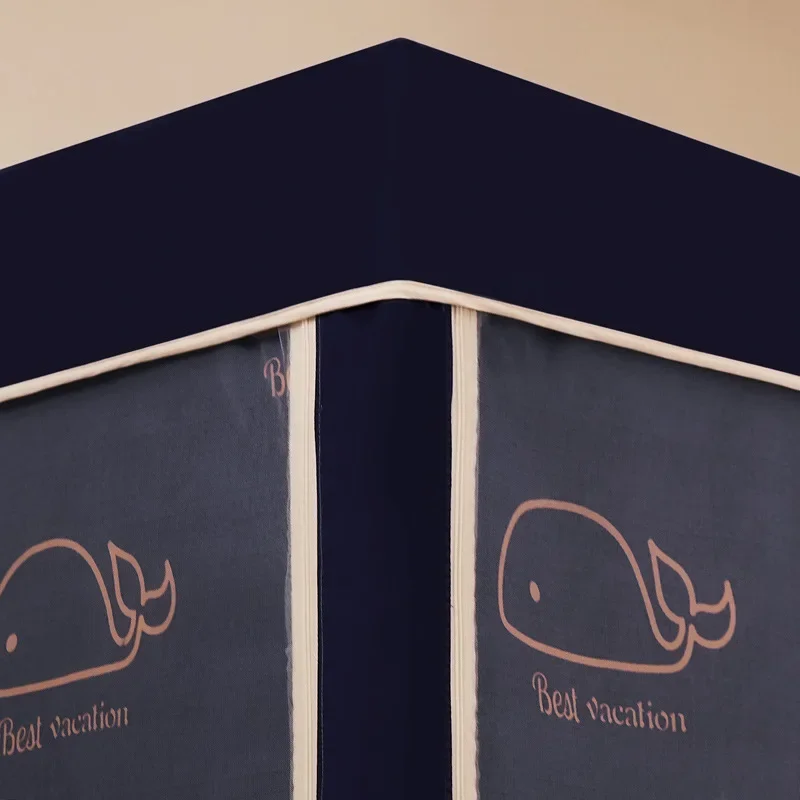 Москитная сетка защита от комаров затемнение 2-в-1 навес для кровати занавеска 3