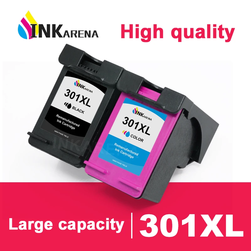 

INKARENA Ink Cartridges Remanufactured For HP 301 XL HP301 HP301 301XL Deskjet 2050se 2054A 1050se 3050se 3050A 3052A Envy 5530