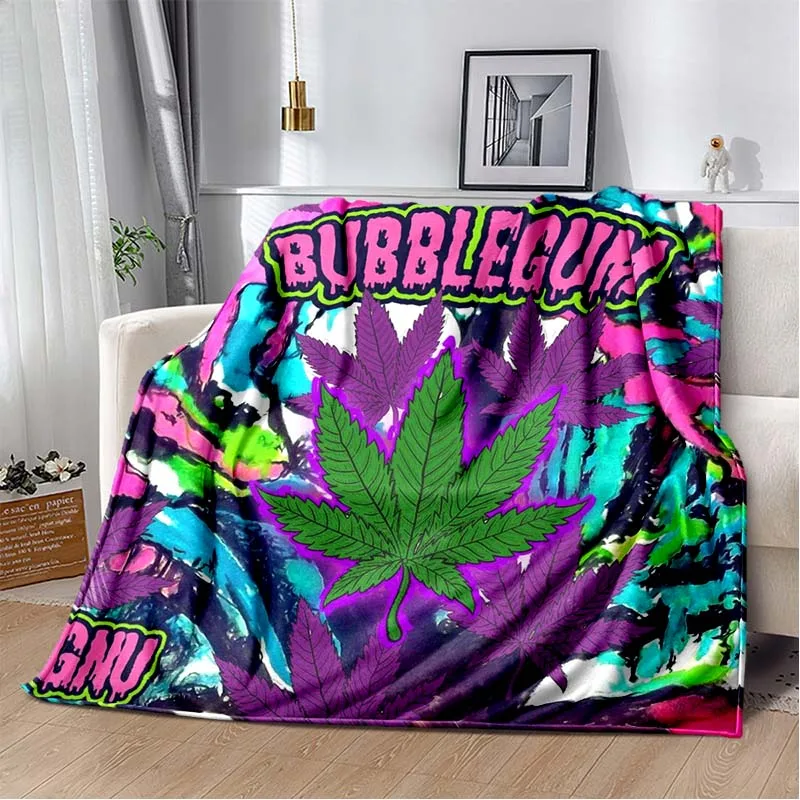 

Hippie colorful linen 3D printed blanket for bed Sofa thin blanket Picnic blanket Blanket for bed Air conditioning blanket