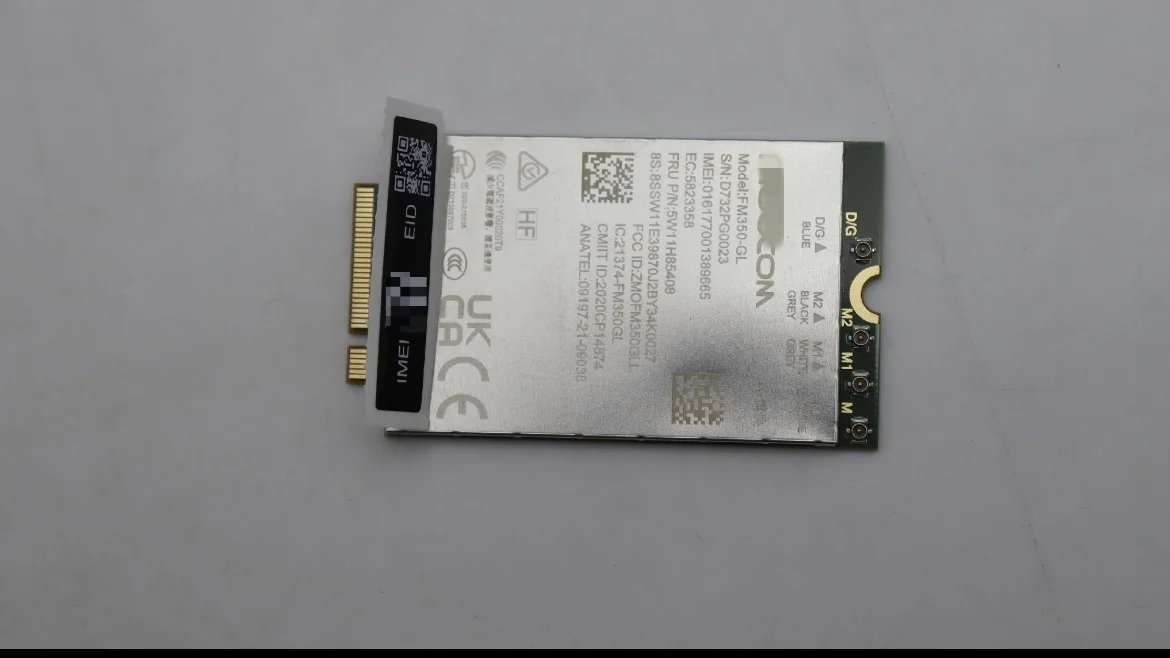 5W11H85408 5W10V25832 FM350-GL 5G модуль для Thinkpad X1 Yoga 8th Gen T14s X13 Gen3 Carbon 10th 7th P1 Extreme Gen5
