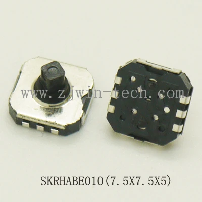 

10pcs-100pcs/lot 6pin Momentary Tact button Micro Switch 7.5X7.5X5mm SKRHABE010