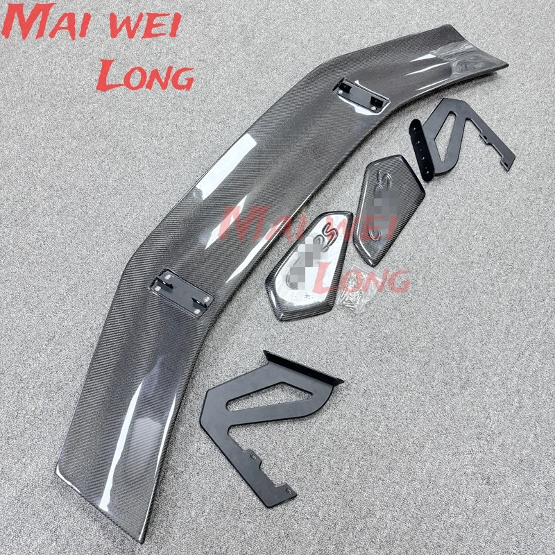 Задний спойлер багажника из углеродного волокна двухэтажная крыла для Porsche Cayman 718