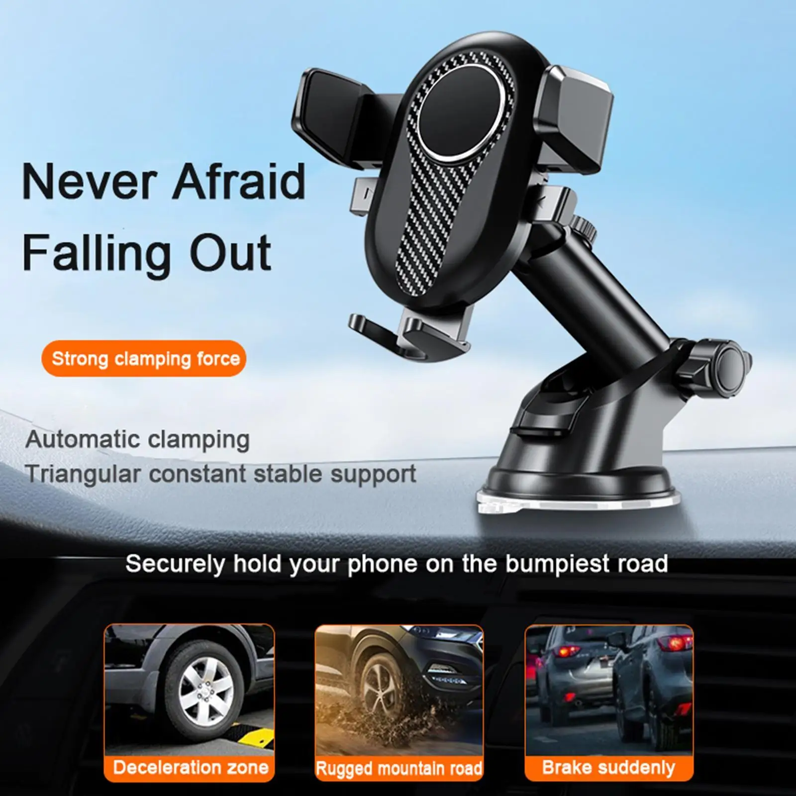 

Car Phone Holder Stand Automatic Gravity Car Suction Cup Phone Stand For IPhone Xiaomi Redmi Samsung Huawei Car Accessories