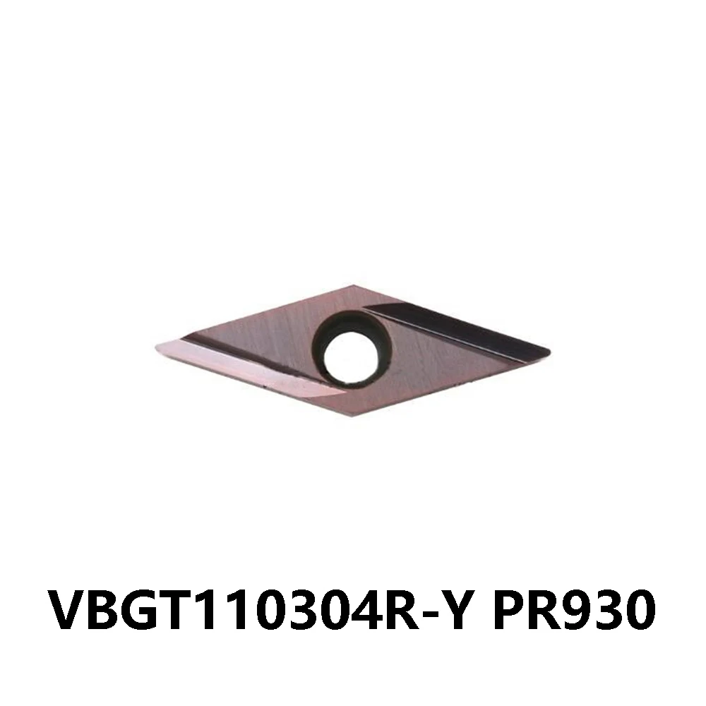 Оригинальный VBGT 110301 R Y R-Y PR930 35 ° Вставки VBGT2202R-Y Твердосплавные пластины Токарные