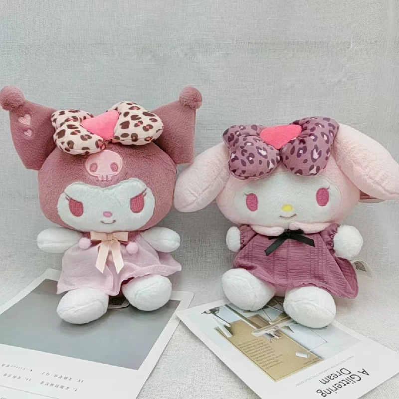 

Плюшевая игрушка Sanrio Kuromi My Melody принцесса, 20 см, мультяшная мягкая кукла, кавайная Подушка-подушка, куклы, милые детские подарки на день рождения