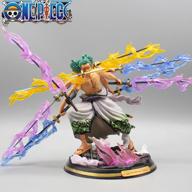 

25cm One Piece Enel Action Figure Roronoa Zoro Enel Anime Figures Gk Figurine Pvc Statue Model Doll Collectible Decoration Toys