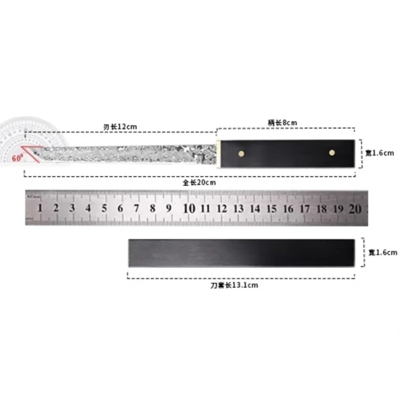 CMGF Дамасский Узор Фруктовый Нож Высококачественный Портативный Кухонный