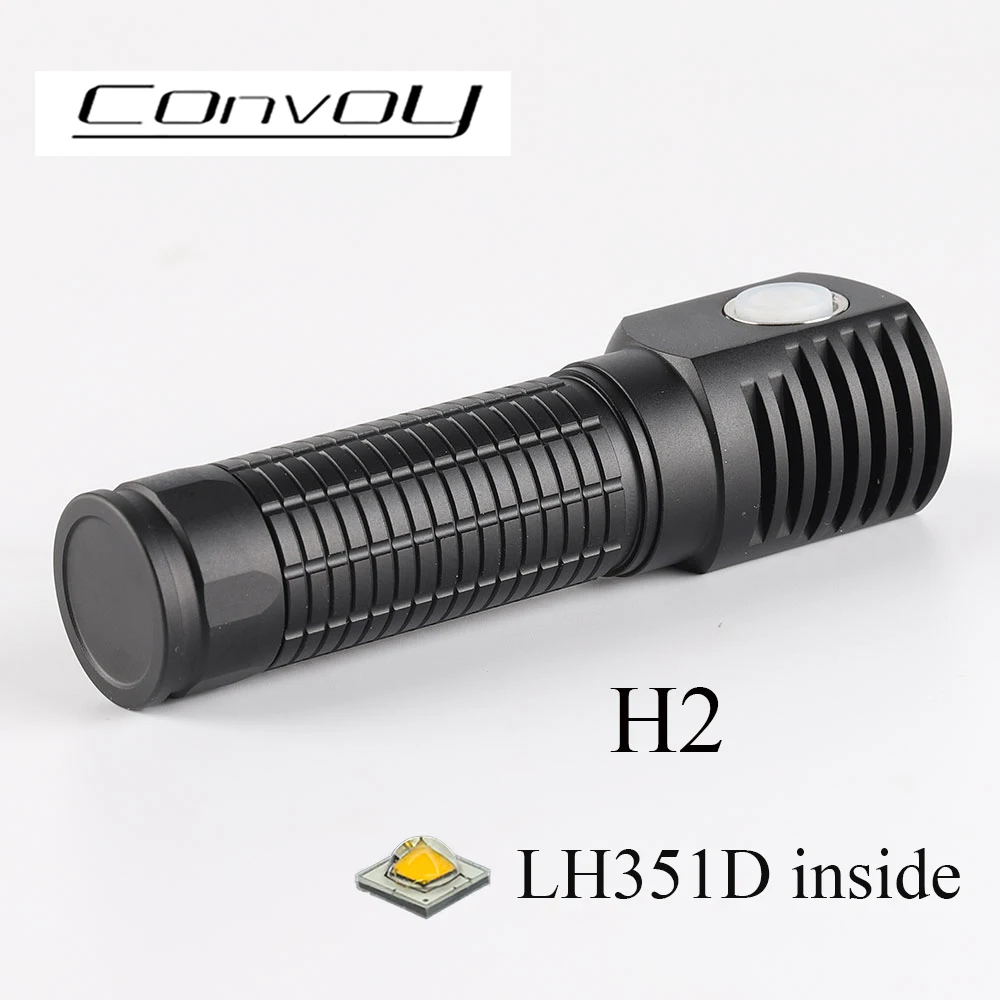 

Фонарь Convoy H2 черного цвета