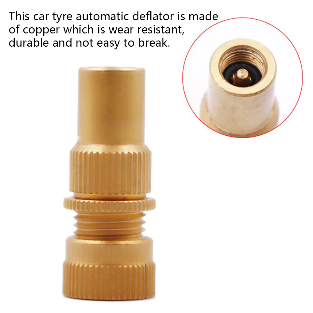 Автоматический дефлятор для автомобильных шин 4 шт. сменные детали клапана