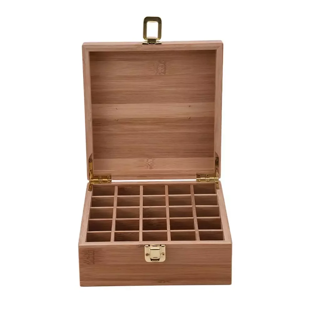 

Wooden Oil Case Holder Essential Oil Storage Box Case Essential Oil Wooden Box Storage Case Large Essences Organizer For Pro