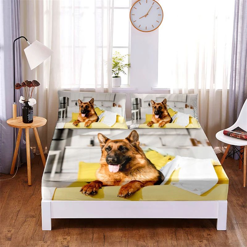 

3 шт., простыня для матраса с резинкой, из полиэстера