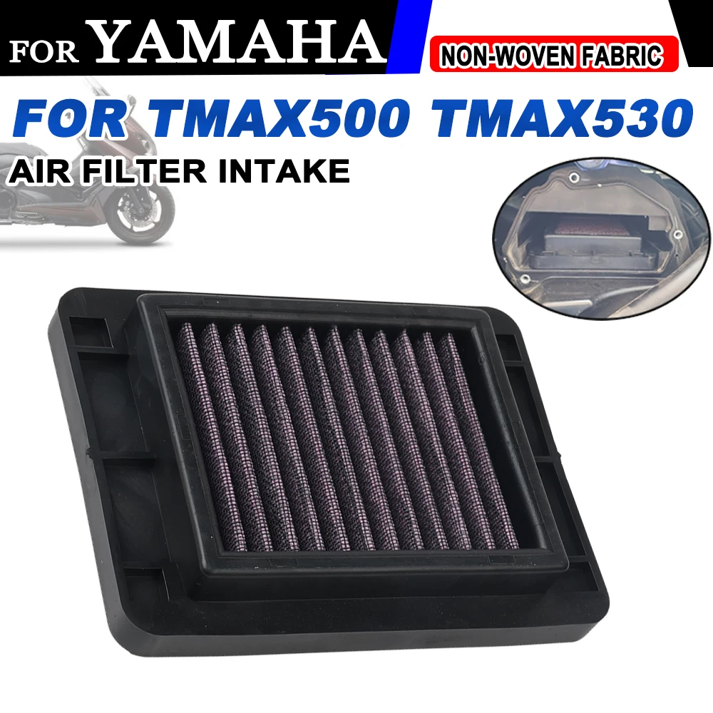 

For YAMAHA Tmax530 Tmax500 TMAX 530 500 XP500 XP530 2016 Motorcycle Accessories Air Filter Intake Cleaner Air Element Cleaner