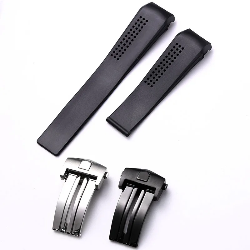 

20mm 22mm rubber Silicone Sport Edition Watchband For TAG HEUER Series Men Band Watch Strap Breathable Wrist Bracelet belt F1