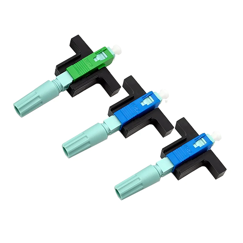 

FTTH SC UPC Optical fibe quick connector 58MM SC FTTH Fiber Optic Fast Connector Embedded High Quality SC APC Free Shipping