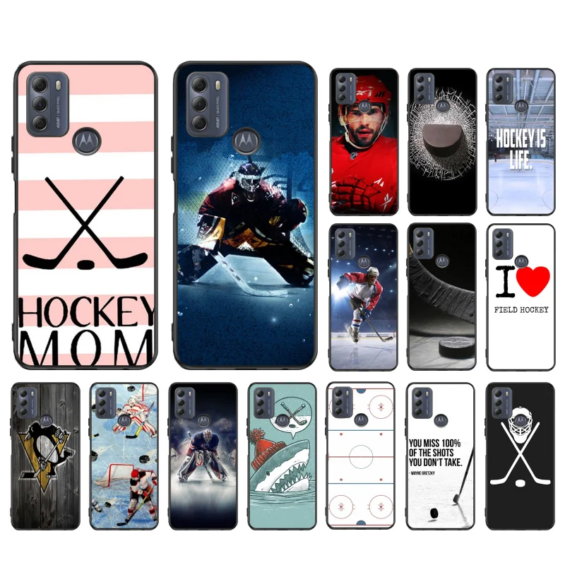 

Ice Hockey sport Mom Phone Case for Motorola Moto One E7 E7power E7Plus E6S E20 E40 One Power Edge 20 Fusion Edge 20 Lite