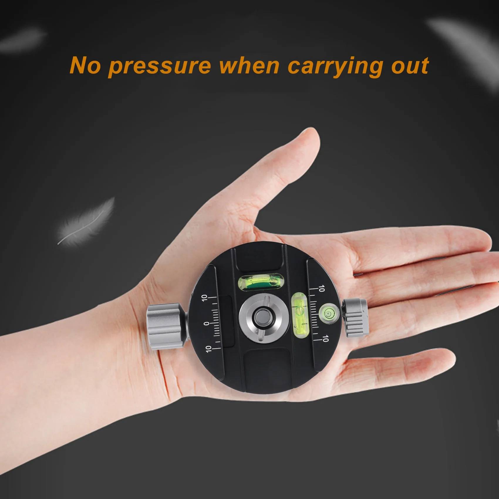 

360 Degree Panoramic Panning Head Clamp Quick Release Plate for Tripod DSLR Camera