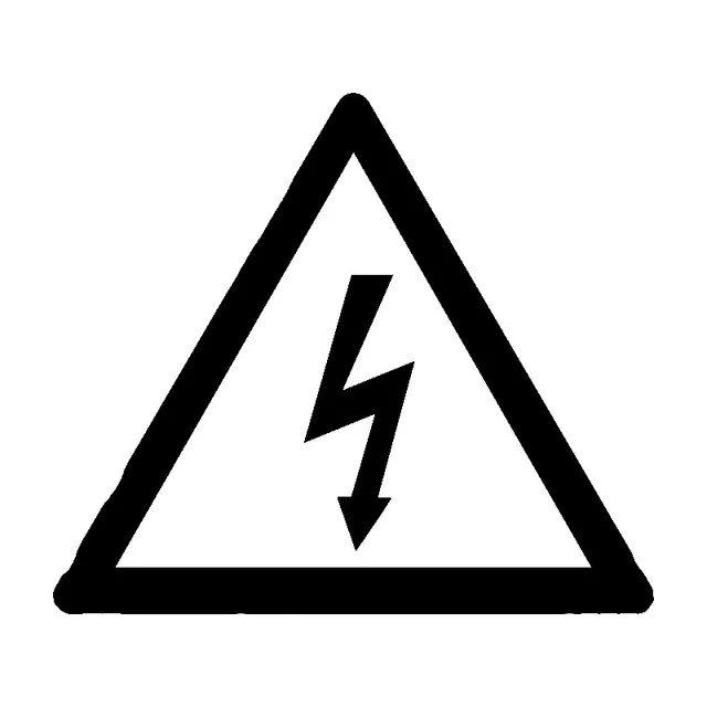 

16.9cm*14.6cm New In Order Sign In Electric Down Zone Pattern Battery Tide Vivid Vinyl Car Sticker Decal