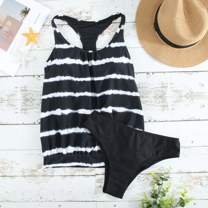 

Новинка 2022, европейские и американские женские пикантные полосатые бикини 3034