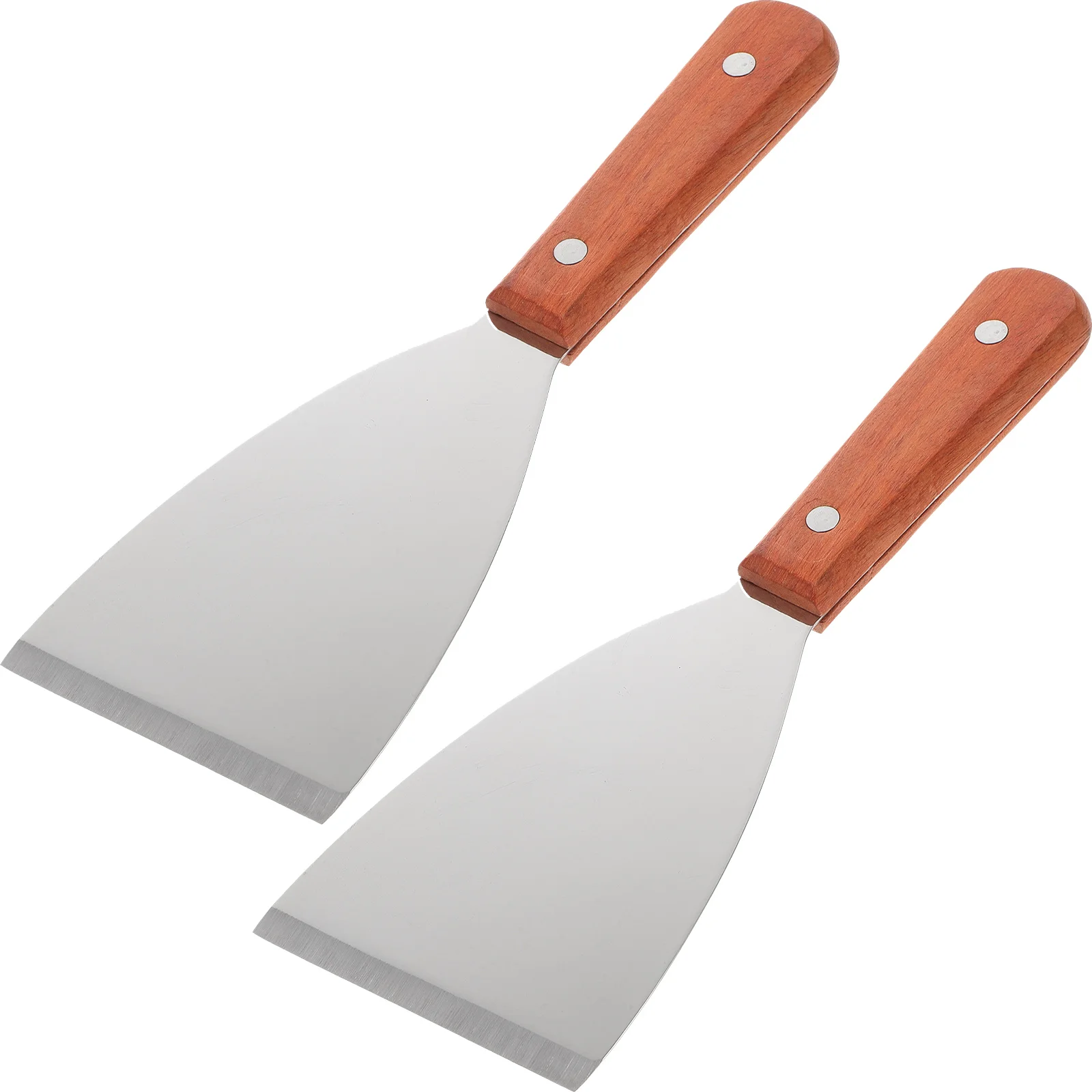 

Griddle Scraper Wood Handle Grill Scraper- 2PCS- 20 2x7 5x1 5cm