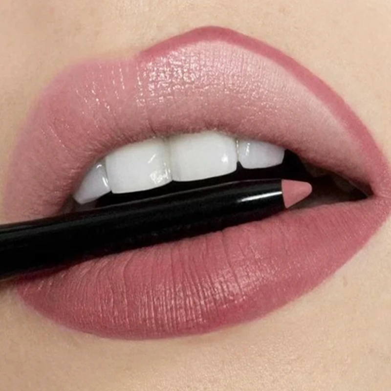 

12 Color Matte Lipliner Pencil Waterproof Sexy Red Contour Tint Lipstick Lasting Non-stick Cup Moisturising Lips Makeup Cosmetic