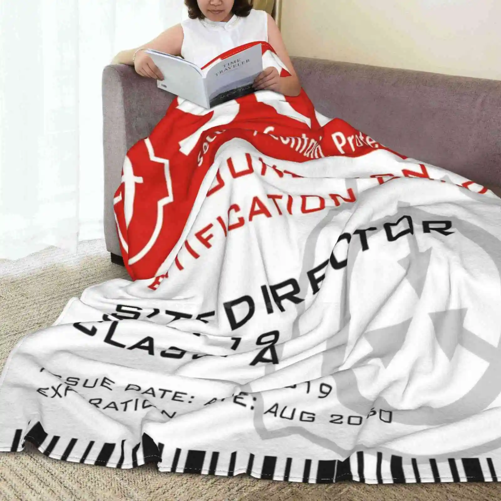 Значок режиссера на площадке Scp Foundation модное мягкое теплое одеяло основание для