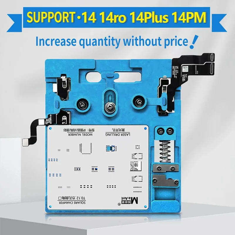 

MaAnt Dot Matrix Repair Fixture For iPhone X 11 12 13 14 Pro Max Face ID Maintenance Soldering BGA Reballing Stencil Platform