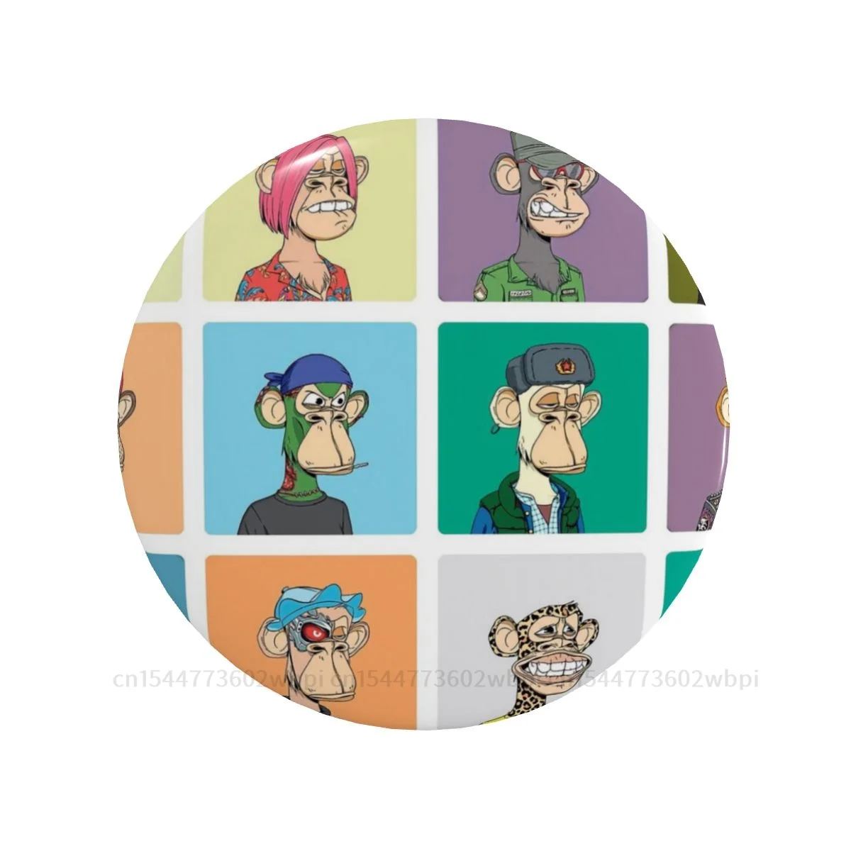 

Значок Ape NFT, искусственная металлическая брошь, модная мягкая булавка для кнопки, креативный подарок для влюбленных, воротник, Декор, настра...