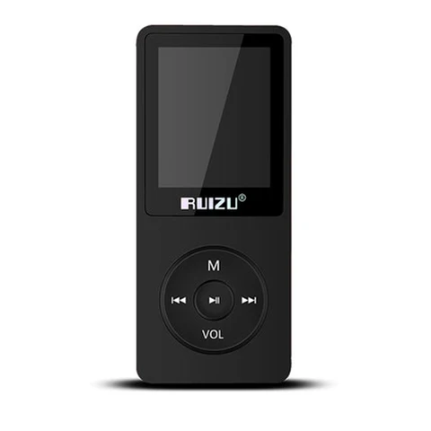 100% Оригинальный MP3-плеер RUIZU X02 с экраном 1,8 дюйма, воспроизведение 100 часов, 8 ГБ с FM, электронной книгой, часами, музыкальным проигрывателем данных