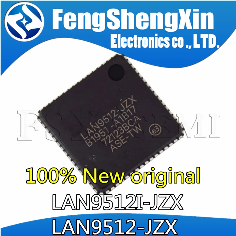 10pcs LAN9512-JZX LAN9512I-JZX LAN9512 Interface controller chip QFN Ethernet USB2.0 IC