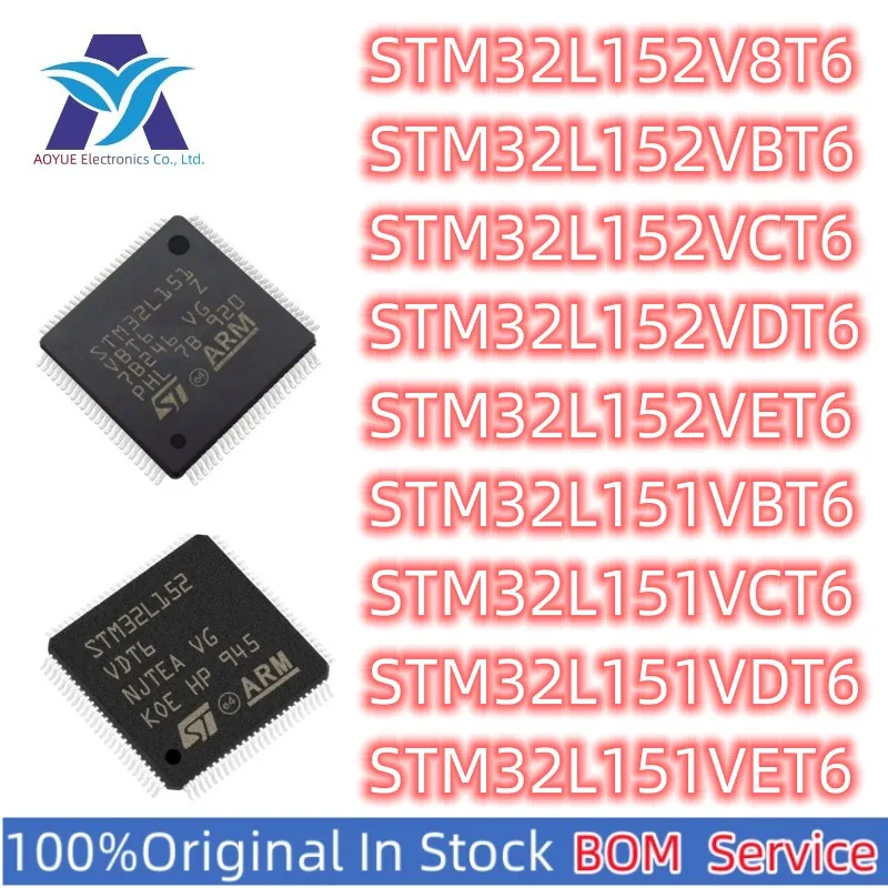 

STM32L152V8T6 STM32L152VBT6 STM32L152VCT6 STM32L152VDT6 STM32L152VET6 STM32L151VBT6 STM32L151VCT6 STM32L151VDT6 STM32L151VET6