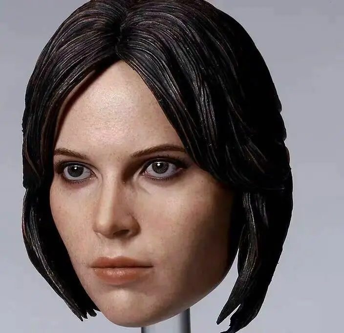 

Custom 1:6 Scale Jyn Erso Short Hair Head Model For 12" Female Figure Body Toys Gifts Collection