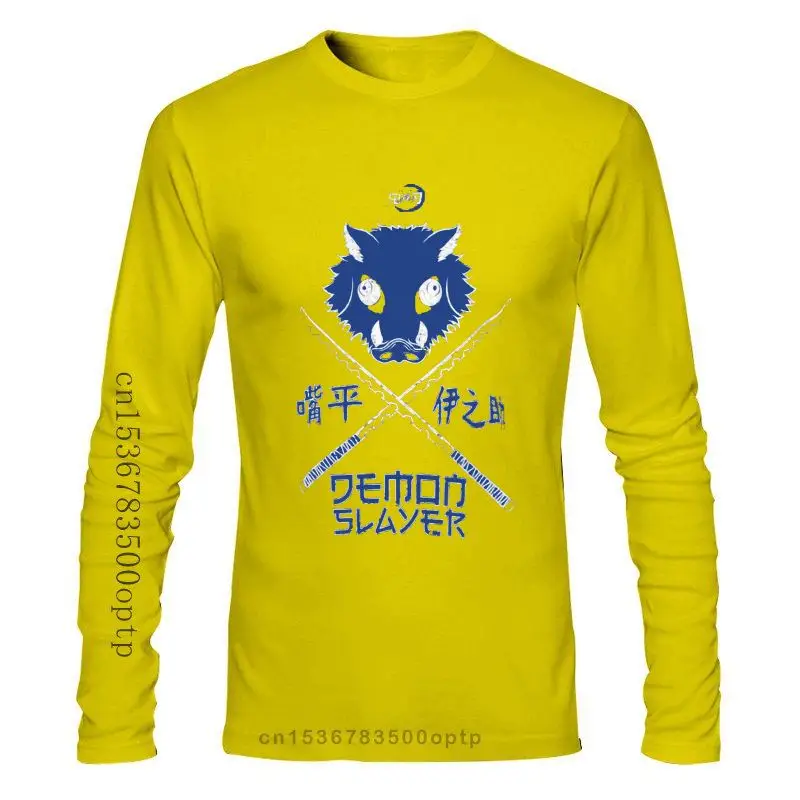 

Новая мужская одежда, мужская футболка Funy, женская футболка с изображением рассекающего демонов (KIMETSU NO YAIBA), INOSUKE HASHIBIRA (стиль гранж) Tshirs