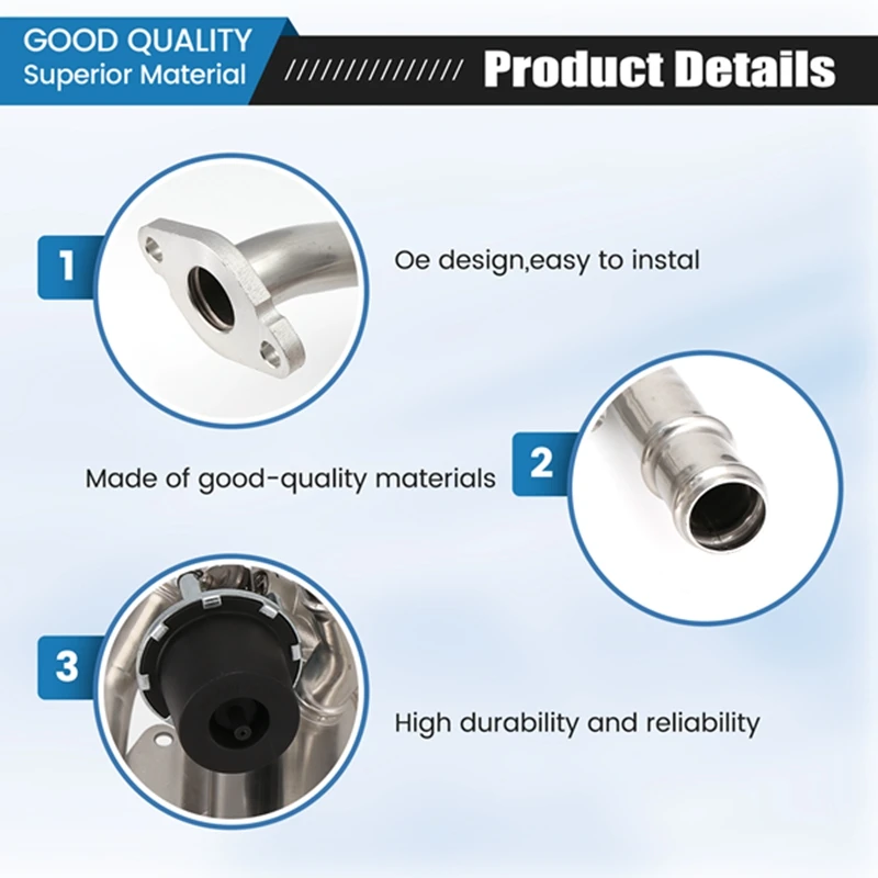 Клапан охлаждения EGR для A3 8P VW Golf Polo Jetta 2004-2013 1.9 2.0L 03G 131512 AD Г 03Г АА