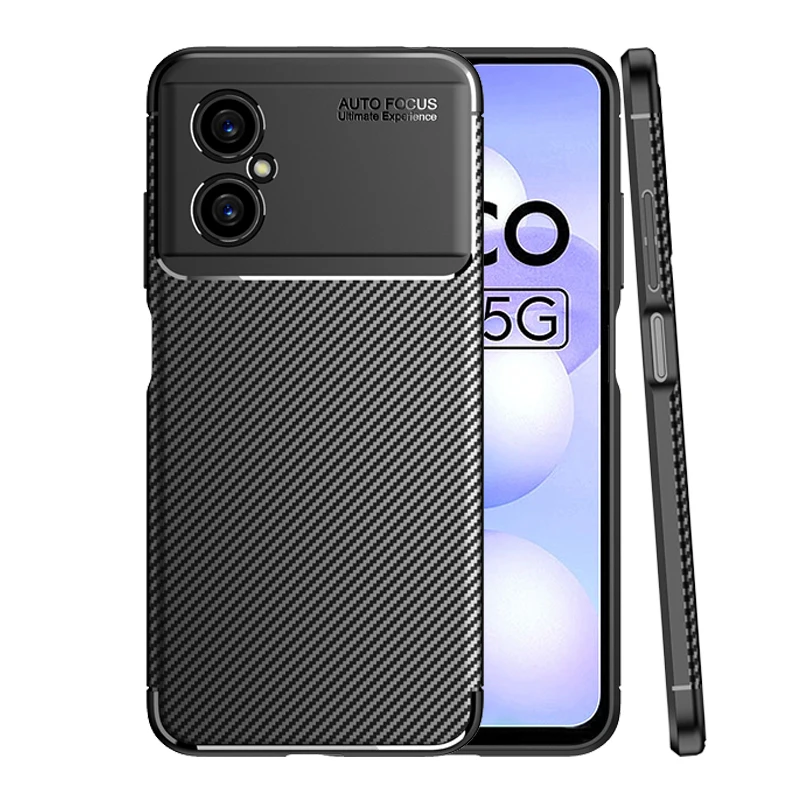 For Cover Poco M4 5G Case or Xiaomi Poco M4 5G Capas Silicone Back Shockproof Phone Bumper Soft TPU Cover For Poco M4 5G Fundas