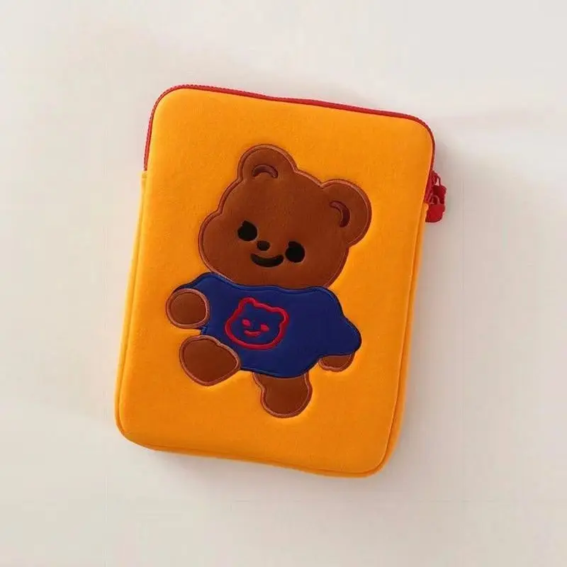 

2023 Korea Tablet ipad laptop liner bag 11 12 13 inch pro/air universal bear cute protective case