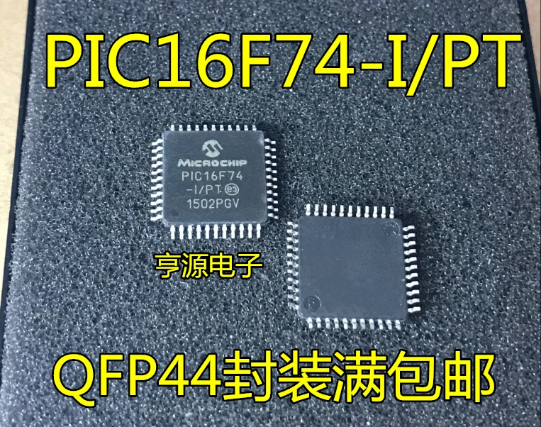 

5 шт., 100% оригинальная новая фотография, микроконтроллер QFP44 PIC16F74