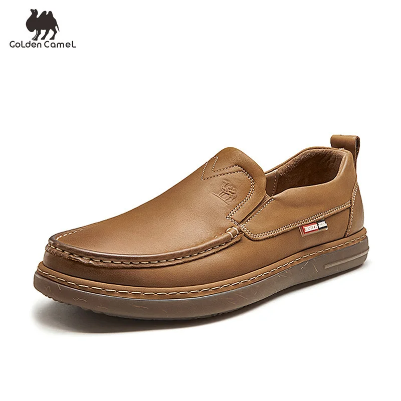 

Мужские лоферы из воловьей кожи, мягкая подошва, Повседневные Удобные, в стиле ретро