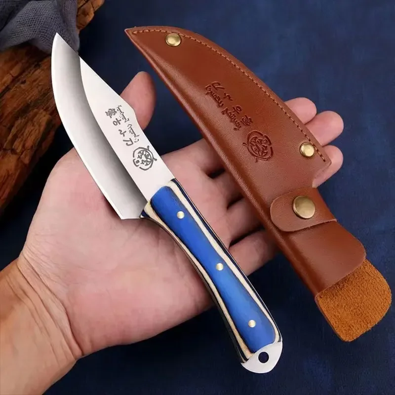 2025 Новые универсальные ножи цветные деревянные ручки инструмент EDC из стали 3CR13.