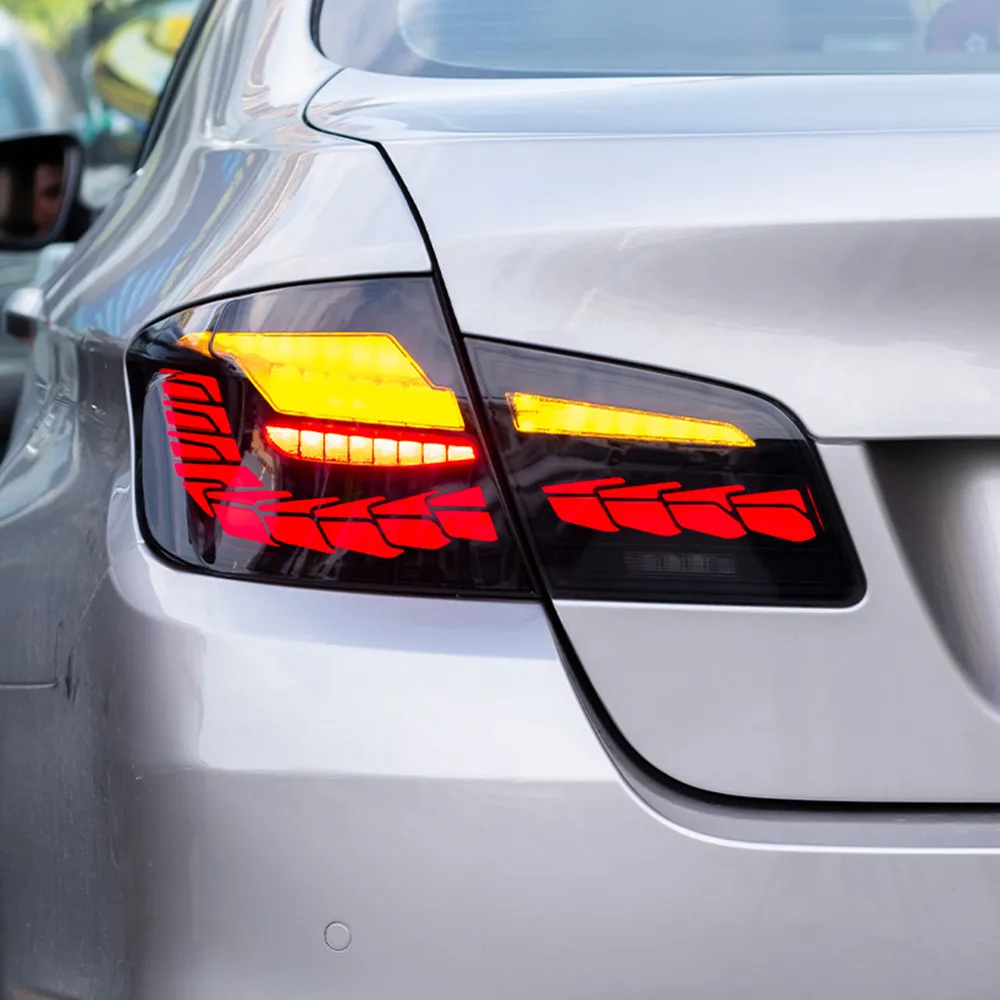 

Автомобильные светодиодные задние фонари для BMW F10 F18 GTS, задние фонари 2011-2017 5 серии M5, пользовательские аксессуары, модифицированные задние фонари Dragon в сборе