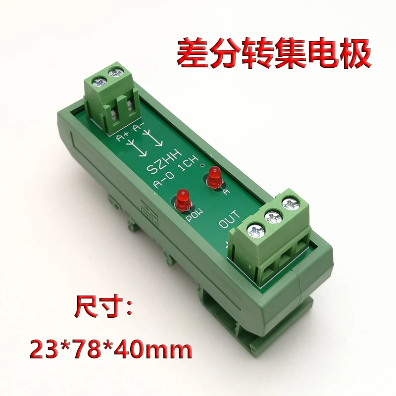

Line Drive to Collector Differential to Collector 5V to 24V Single Channel