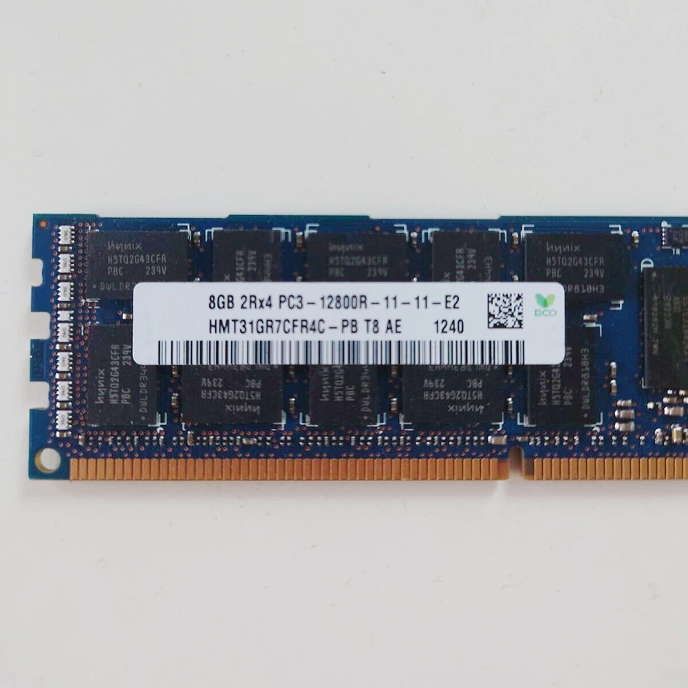 8GB 8G 2RX4 PC3-12800R 1600MHZ HMT31GR7CFR4C-PB DDR3 ПАМЯТЬ для SK Hynix RAM, высокое качество, быстрая доставка