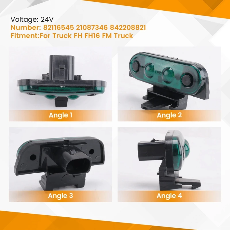 Верхняя фара для грузовика Volvo FH FH16 FM боковые маркеры модель 82116545 21087346 842208821