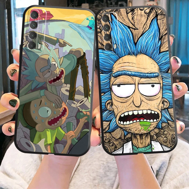 

Funny Carton Rick And Morty US Phone Case For Huawei Y6P Y6 2019 Y7S Y7 2019 Y7P 2020 Y8P Y9A Y9 Prime 2019 Y9 2019 Funda Cover