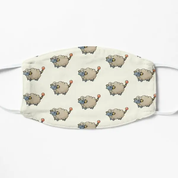 

Плоская Маска для лица Mareep с принтом, спортивные аксессуары, моющаяся Пылезащитная модная Милая маска для косплея рот против пыли