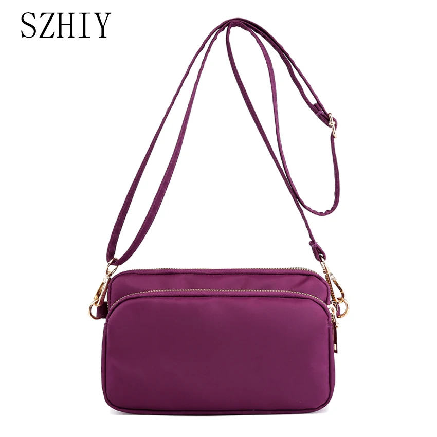 

Mini Nylon Bag Fashion Ladies Shoulder Bags Travel Cell Phone Coin Pocket Waterproof Small Crossbody Purse for Girls Sac Femme